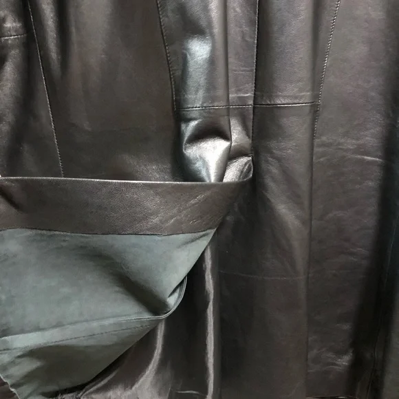 SCULLY MENS LAMBSKIN LEATHER JACKET BLACK SIZE 48 LARGE RICH ITALIAN LEATHER EXC - Picture 9 of 13